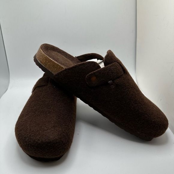 CUSHIONAIRE Womens Clog 11 BROWN WOOL - Picture 6 of 7